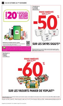 Catalogue de la semaine "-60% DE REMISE IMMÉDIATE SUR LE 2ÈME" avec 2 pages, valide du 20/10/2026 au 01/11/2026 pour Talence et alentours Prospectus de la semaine "-60% DE REMISE IMMÉDIATE SUR LE 2ÈME" avec 2 pages, valide du 20/10/2026 au 01/11/2026 pour Talence et alentours