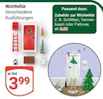 Aktuelle Weihnachtsdeko Angebote bei GLOBUS in Koblenz Aktuelles Wichteltür Angebot bei GLOBUS in Koblenz ab 0,99 €