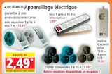 Mini enrouleur 3 x 16 A env. 7 m - ZENITECH en promo chez Norma Thionville à 2,49 €
