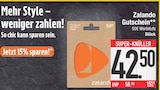 Gutschein von Zalando im aktuellen EDEKA Prospekt für 42,50 €