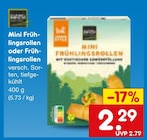 Aktuelles Mini Frühlingsrollen oder Frühlingsrollen Angebot bei Netto Marken-Discount in Reutlingen ab 2,29 €