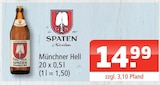 Münchner Hell Angebote von Spaten bei Getränke Oase Kamen für 14,99 €