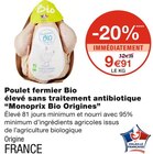 Poulet fermier Bio élevé sans traitement antibiotique à Monoprix dans Marseille Poulet fermier Bio élevé sans traitement antibiotique à Monoprix dans Marseille