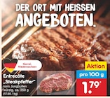 Entrecôte „Steakpfeffer“ für 1,79 € bei Netto Marken-Discount im Angebot Entrecôte „Steakpfeffer“ im aktuellen Netto Marken-Discount Prospekt