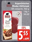 Argentinisches Rinder-Hüftsteak Angebote bei EDEKA Frischemarkt Norderstedt für 5,55 €