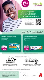 mea - meine apotheke Prospekt der KW 23 "Unsere Juni-Angebote" Aktueller mea - meine apotheke Prospekt "Unsere Juni-Angebote" Seite 1 von 4 Seiten