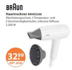 Haartrockner BRHD226E von Braun im aktuellen V-Markt Prospekt für 32,99 €