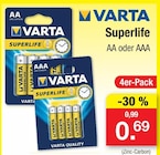Aktuelle Batterie Angebote bei Zimmermann in Bremerhaven Aktuelles Superlife AA Angebot bei Zimmermann in Bremerhaven ab 0,69 €