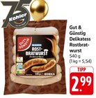 EDEKA - Delikatess Rostbratwurst Angebot im Prospekt Delikatess Rostbratwurst bei EDEKA im Prospekt "" für 2,99 €