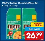 Cookies Chocolate Minis, 8er Angebote von M&M's bei Netto Marken-Discount Witten für 26,99 €