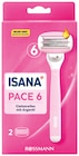 Pace 6 Rasierer im Rossmann Prospekt Pace 6 Rasierer von Isana im aktuellen Rossmann Prospekt für 4,99 €