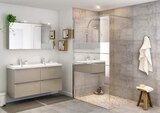 Paroi de douche à l'italienne Walk-In "Beloya" l.120 cm en verre effet miroir - GoodHome en promo chez Brico Dépôt Saint-Brieuc à 249,00 €