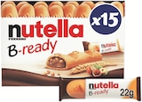 Gaufrettes fourrées - NUTELLA B-READY en promo à 6,58 € chez Supermarchés Match Gaufrettes fourrées - NUTELLA B-READY dans le catalogue Supermarchés Match