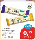 Früchteriegel von Alnatura im aktuellen budni Prospekt