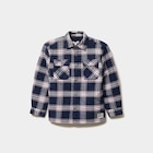 La Halle Saint-Memmie - Promo Surchemise manches longues doublée bleu foncé garçon Promo Surchemise manches longues doublée bleu foncé garçon à 11,49 € dans le catalogue La Halle à Saint-Memmie