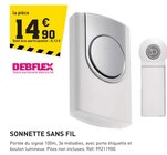 Sonnette sans fil - DEBFLEX dans le catalogue Tout Faire