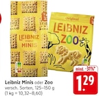 Minis im Angebot bei E center in Worms Minis Angebote von Leibniz bei E center Worms für 1,29 €