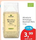 Himalaya Basmati Reis von Alnatura für 3,99 € bei budni im Angebot Himalaya Basmati Reis von Alnatura im aktuellen budni Prospekt