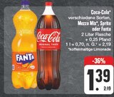 verschiedene Sorten, Mezzo Mix, Sprite oder Fanta Angebote von Coca-Cola bei EDEKA Coswig für 1,39 €