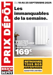 Prospectus Brico Dépôt à Soual, "Les immanquables de la semaine", 1 page, 19/09/2024 - 25/09/2024