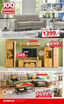 Sofa im Segmüller Prospekt "100 JAHRE SEGMÜLLER" mit 32 Seiten (Mannheim)