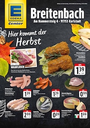 Supermarkt Prospekt von E center Lohr E center Prospekt: "Hier kommt der Herbst!", 2 Seiten, 23.10.2025 - 25.10.2025