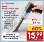 Akku-Handstaubsauger Angebote von CLEANmaxx bei Netto Marken-Discount Magdeburg für 15,99 €
