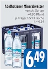 E xpress Rottach-Egern - Mineralwasser Angebot im Prospekt Mineralwasser bei E xpress im Rottach-Egern Prospekt für 6,49 €