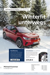 Volkswagen Prospekt "Auf ins Wintervergnügen" für Innernzell, 1 Seite, 01.01.2025 - 28.02.2025