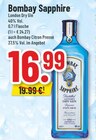 London Dry Gin Angebote von Bombay Sapphire bei Trinkgut Salzgitter für 16,99 €
