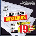 Doppel-Set Faserdecke im aktuellen Prospekt bei wohnstore Petzold in Byhleguhre-Byhlen