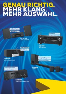 Aktueller EURONICS Xanten Prospekt EURONICS Prospekt Xanten "GENAU RICHTIG. MEHR KLANG. MEHR AUSWAHL." mit 1 Seite