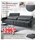 Big Sofa Logan im Angebot bei Die Möbelfundgrube in Pirmasens Big Sofa Logan Angebote bei Die Möbelfundgrube Pirmasens für 1.299,99 €