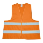 Warnweste (orange) aus Polyester & mit Klettverschluss, DIN EN 471, Größe L Angebote bei Volkswagen Erkrath für 3,50 €
