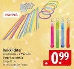 Knicklichter Armbänder Angebote bei famila Nordost Neumünster für 0,99 €
