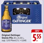 Original Oettinger Steinie Pils Angebote von Oettinger bei E center Bad Kreuznach für 5,55 €