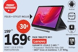Pack tablette M11 - Lenovo - E.Leclerc à Livry-Gargan Pack tablette M11 - Lenovo en promo chez E.Leclerc Livry-Gargan à 169,00 €