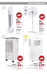 Prix et réduction Rafraîchisseur D'air dans le prospectus Super U en cours Offre Rafraîchisseur D'air dans le catalogue Super U du moment à la page 9