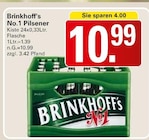 Aktuelle Bier Angebote bei WEZ in Bad Oeynhausen Aktuelles No.1 Pilsener Angebot bei WEZ in Bad Oeynhausen ab 10,99 €