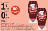 Sauce - Amora - E.Leclerc à Courrières Sauce - Amora en promo chez E.Leclerc Courrières à 0,60 €