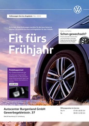 Volkswagen Prospekt für Wethau: Fahrtrichtung Frühling, 1 Seite, 01.03.2023 - 31.05.2023