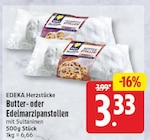 Butter- oder Edelmarzipanstollen von EDEKA Herzstücke für 3,33 € bei EDEKA im Angebot Butter- oder Edelmarzipanstollen von EDEKA Herzstücke im aktuellen EDEKA Prospekt