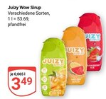 Sirup Angebote von Juizy Wow bei GLOBUS Kempen für 3,49 €