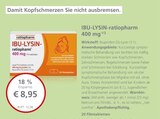 IBU-LYSIN-ratiopharm 400 mg bei LINDA im Köln Prospekt für 8,95 €