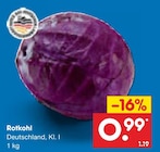 Rotkohl im Angebot bei Netto Marken-Discount in Bremerhaven Rotkohl Angebote bei Netto Marken-Discount Bremerhaven für 0,99 €