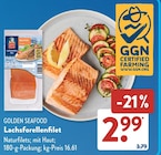 Lachsforellenfilet Angebote von Golden Seafood bei ALDI SÜD Tübingen für 2,99 €