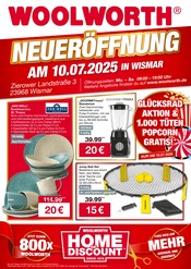 Küchenmaschine im Woolworth Prospekt in Wismar Aktueller Woolworth Prospekt mit Küchenmaschine, "NEUERÖFFNUNG IN WISMAR", Seite 1