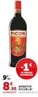 Apéritif - PICON 18° en promo chez Super U Carcassonne à 8,95 €