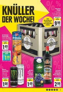 Warsteiner im EDEKA Prospekt "Aktuelle Angebote" mit 24 Seiten (Bonn)