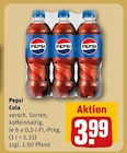 Cola im Angebot bei REWE in Ingolstadt Cola Angebote von Pepsi bei REWE Ingolstadt für 3,99 €